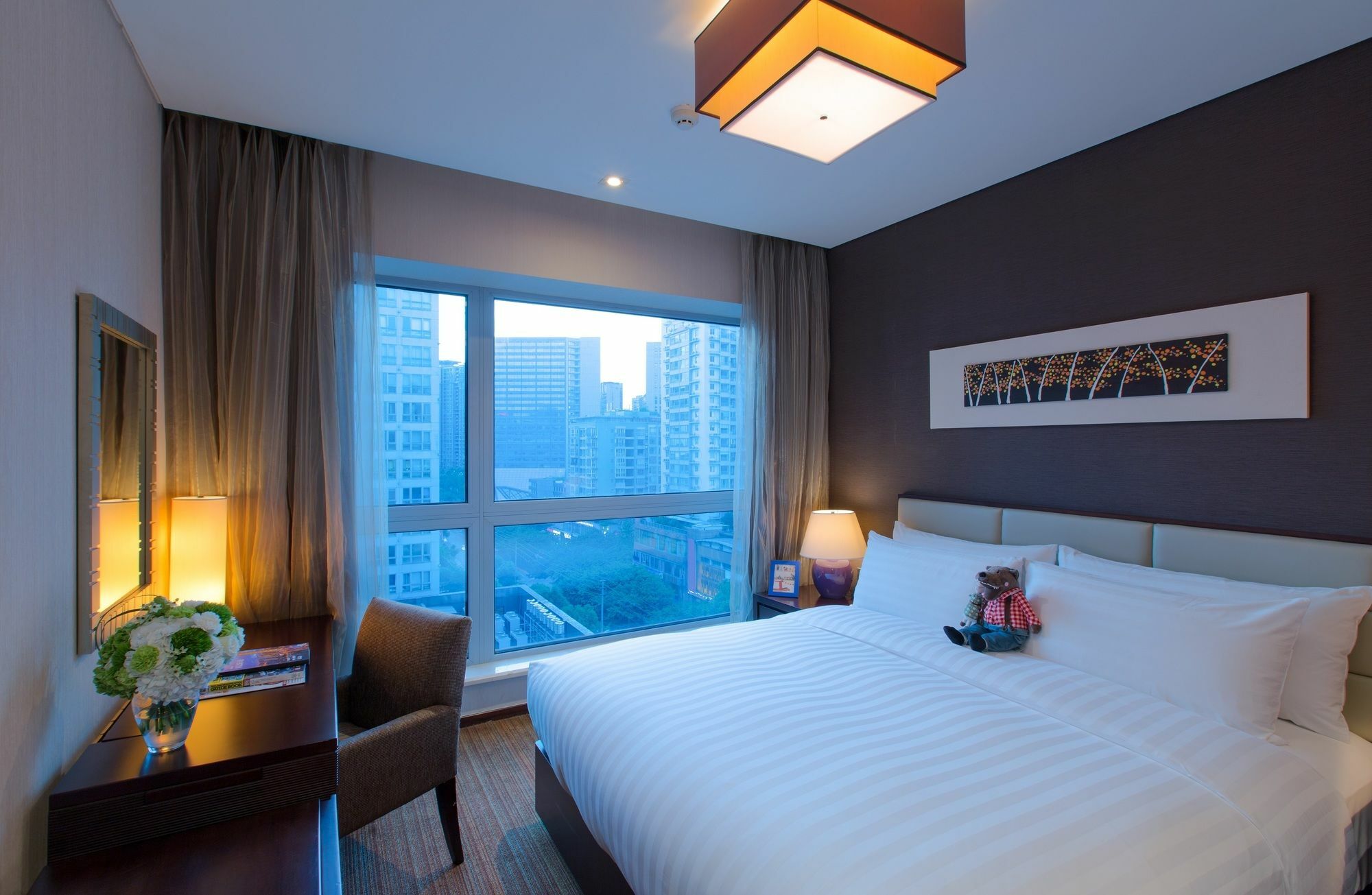 Oakwood Residence Funder Chengdu Eksteriør bilde