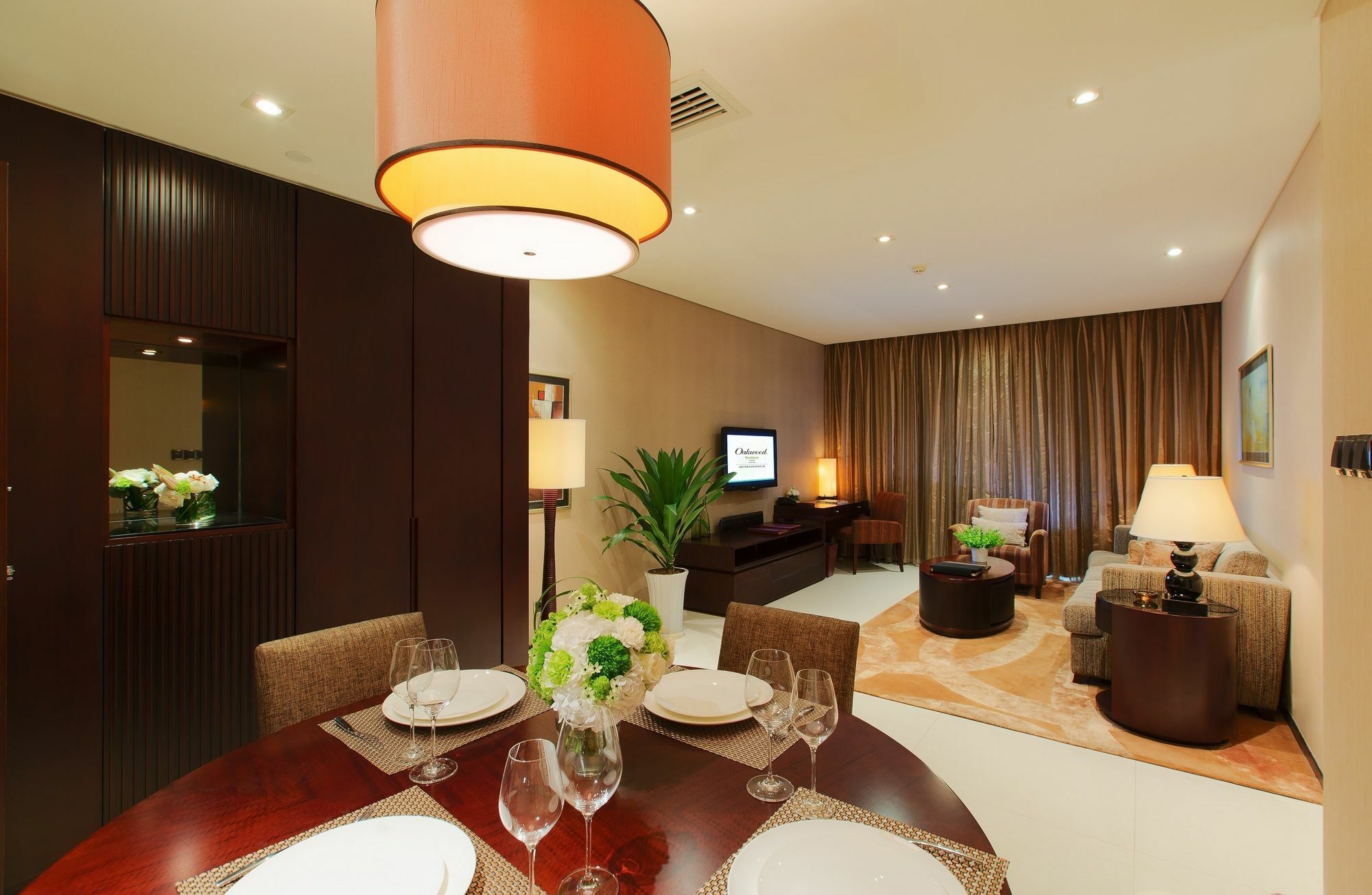 Oakwood Residence Funder Chengdu Eksteriør bilde