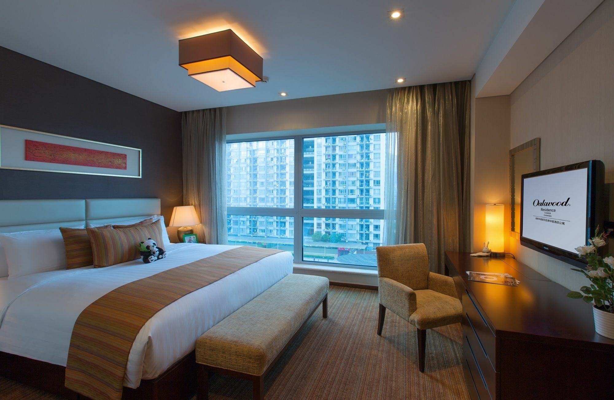 Oakwood Residence Funder Chengdu Eksteriør bilde