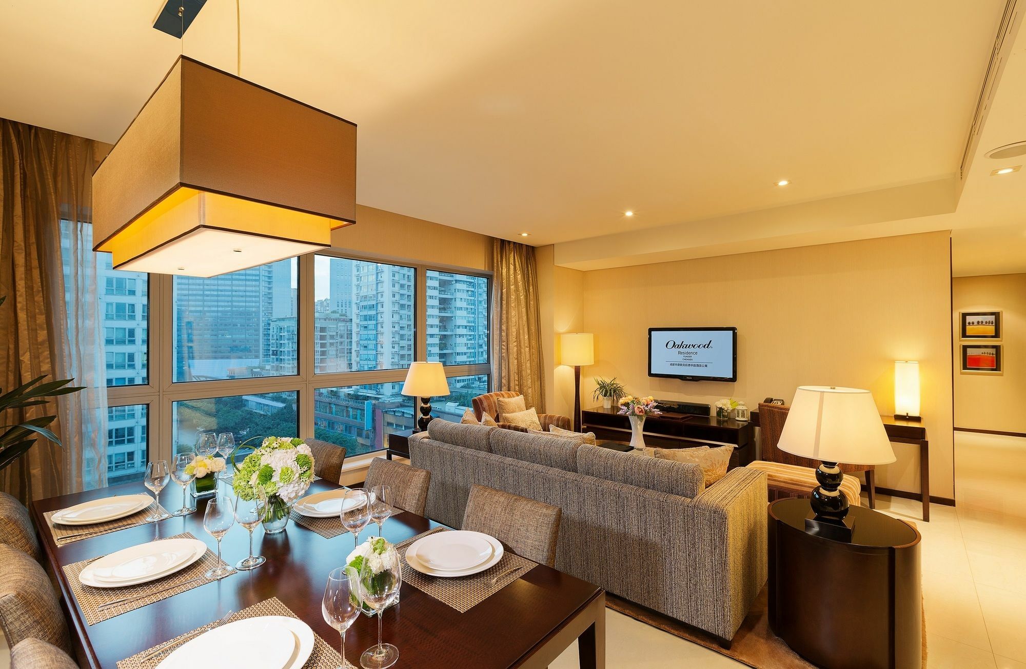 Oakwood Residence Funder Chengdu Eksteriør bilde